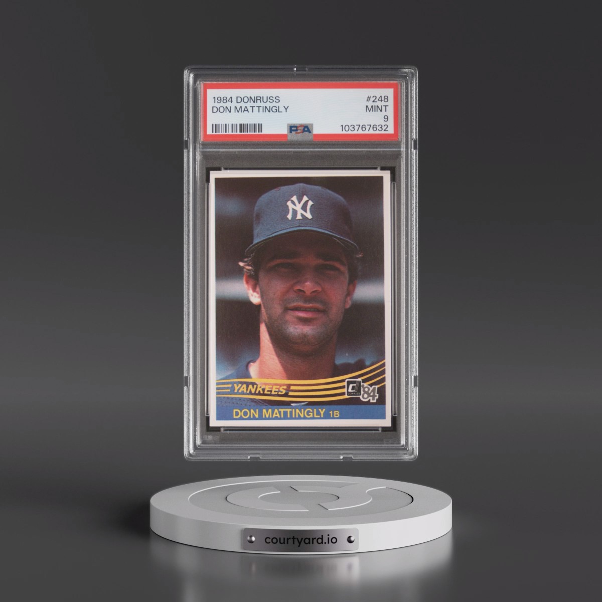 1984 Donruss #248 Don Mattingly (PSA 9 MINT)