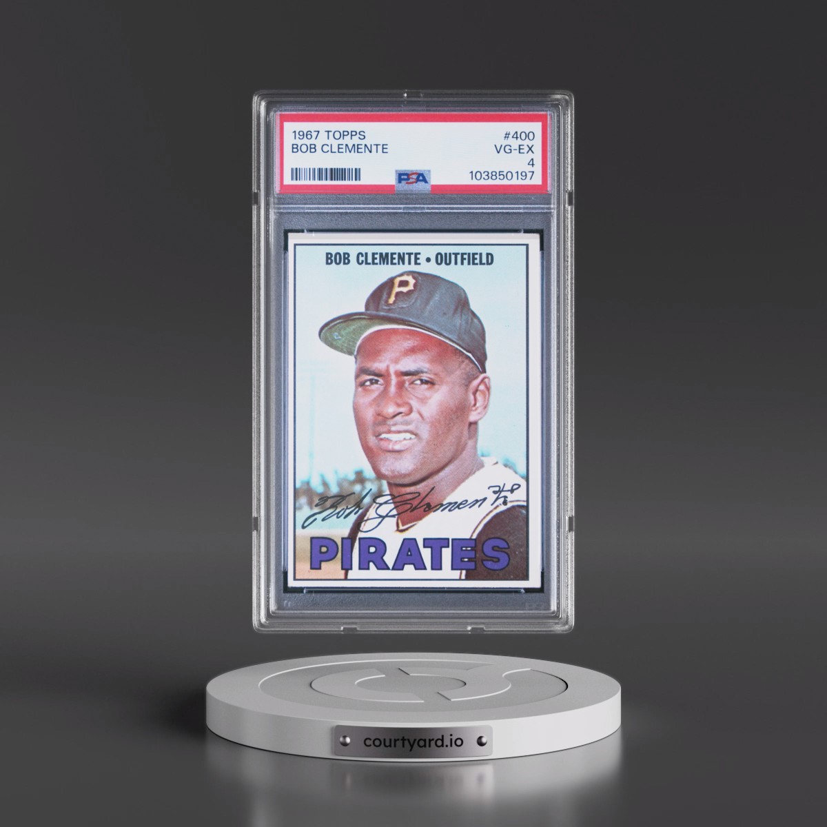 1967 Topps #400 Bob Clemente (PSA 4 VG-EX)