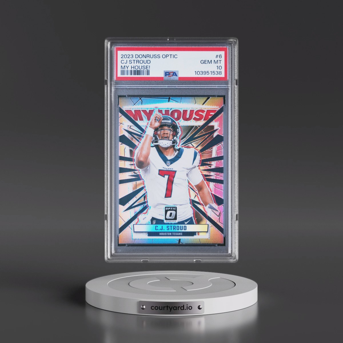 2023 Panini Donruss Optic My House! #6 CJ Stroud (PSA 10 GEM MINT)