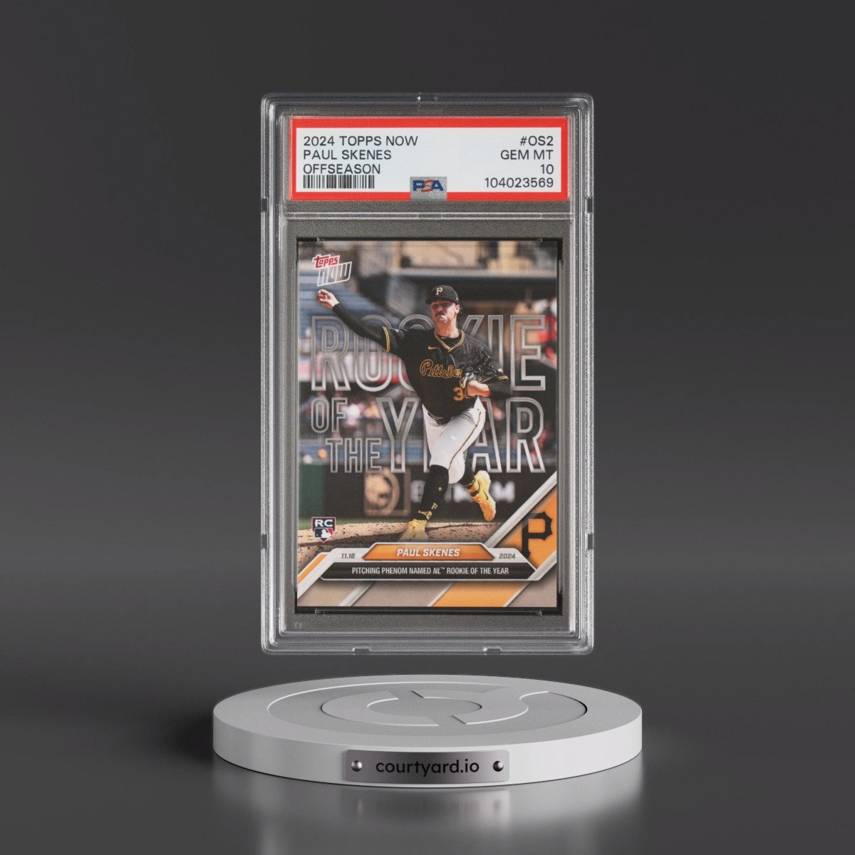 2024 Topps Now Offseason #OS2 Paul Skenes (PSA 10 GEM MINT)