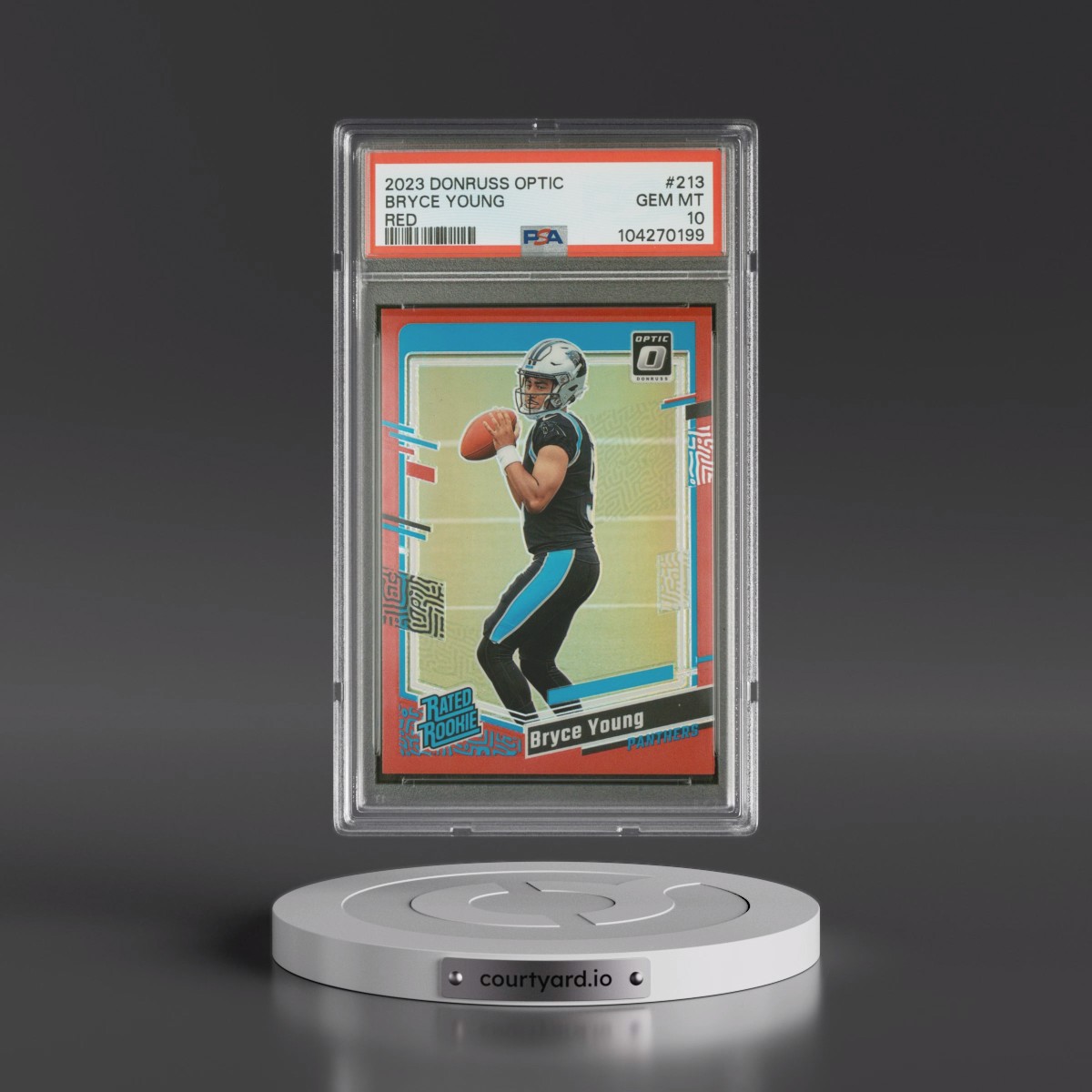2023 Panini Donruss Optic Bryce Young - Red #213 PSA 10