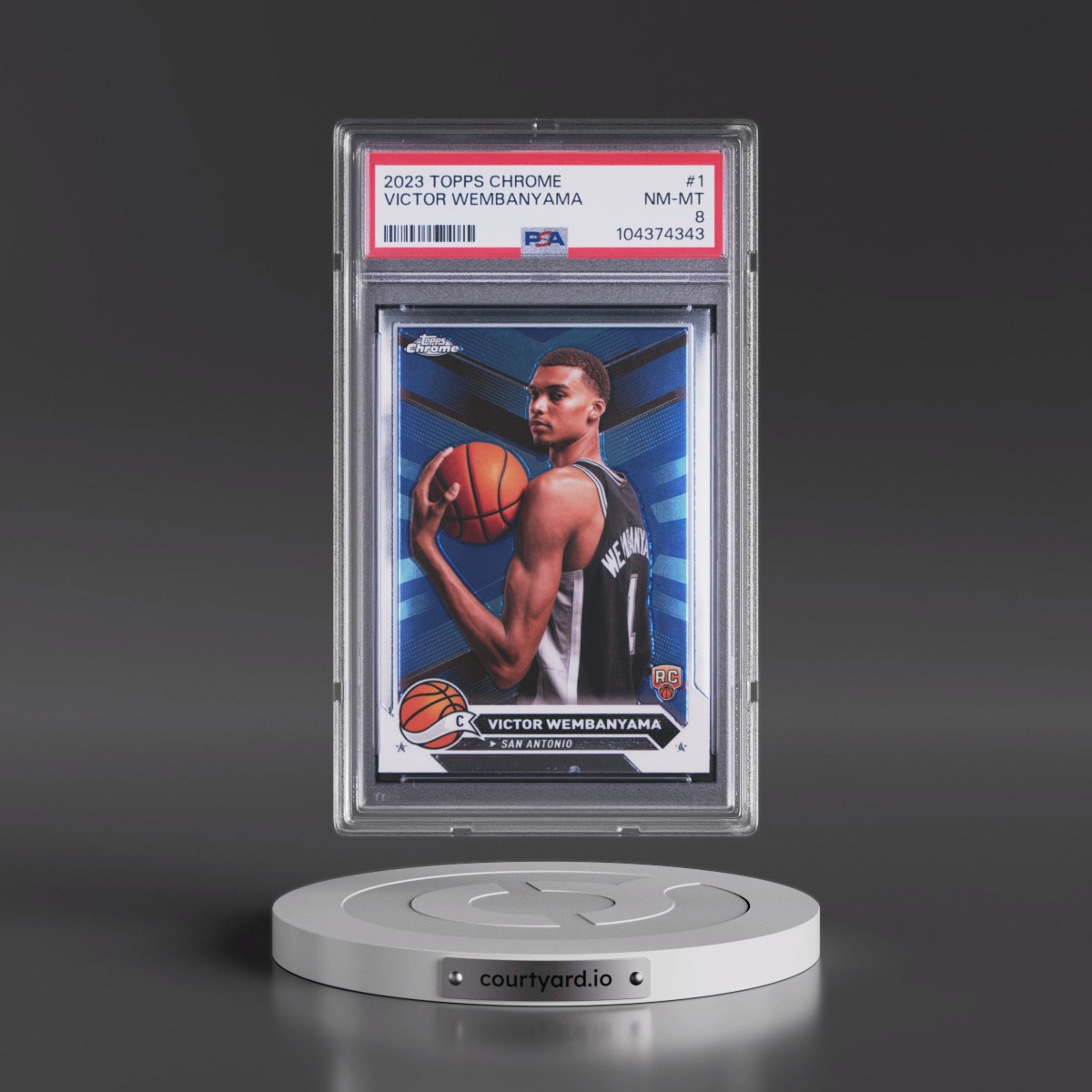 2023 Topps Chrome #1 Victor Wembanyama (PSA 8 NM-MT)