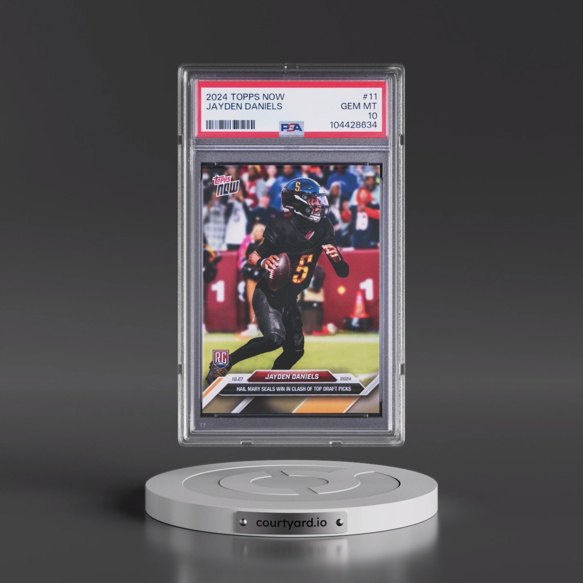 2024 Topps Now #11 Jayden Daniels (PSA 10 GEM MINT)