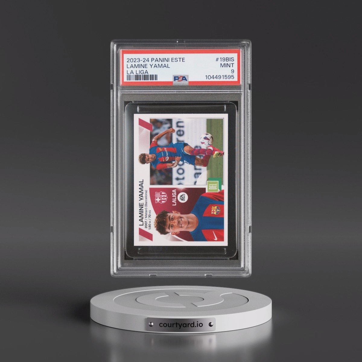 2023 Panini Este La Liga #19BIS Lamine Yamal (PSA 9 MINT)