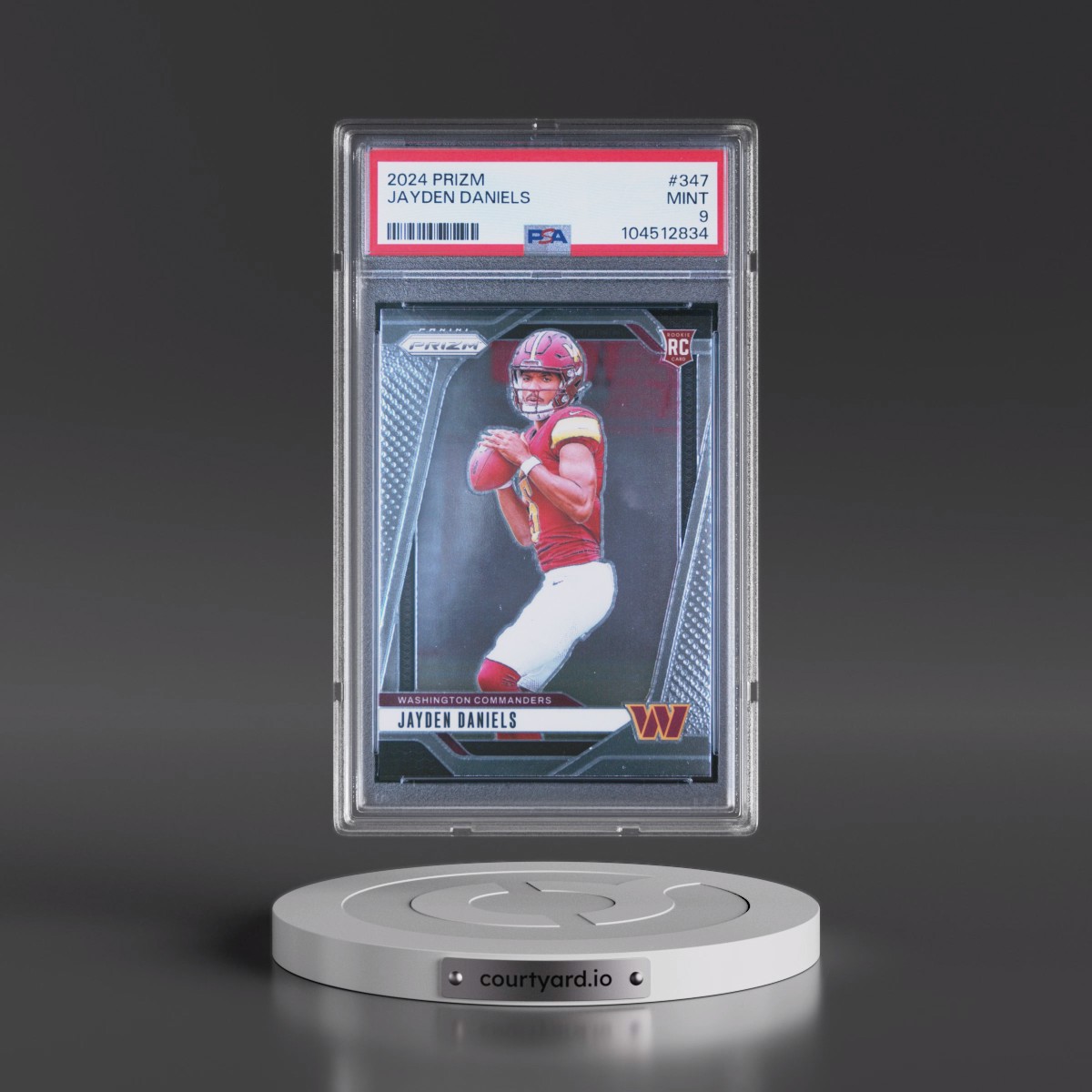 2024 Panini Prizm #347 Jayden Daniels (PSA 9 MINT)