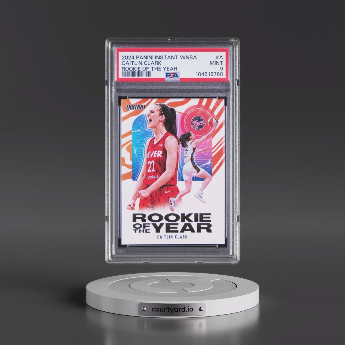 2024 Panini Instant WNBA Rookie of the Year #A Caitlin Clark (PSA 9 MINT)