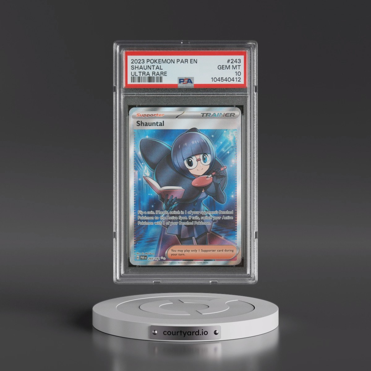 2023 Pokémon Par EN-Paradox Rift #243 Shauntal - Ultra Rare (PSA 10 GEM MINT)