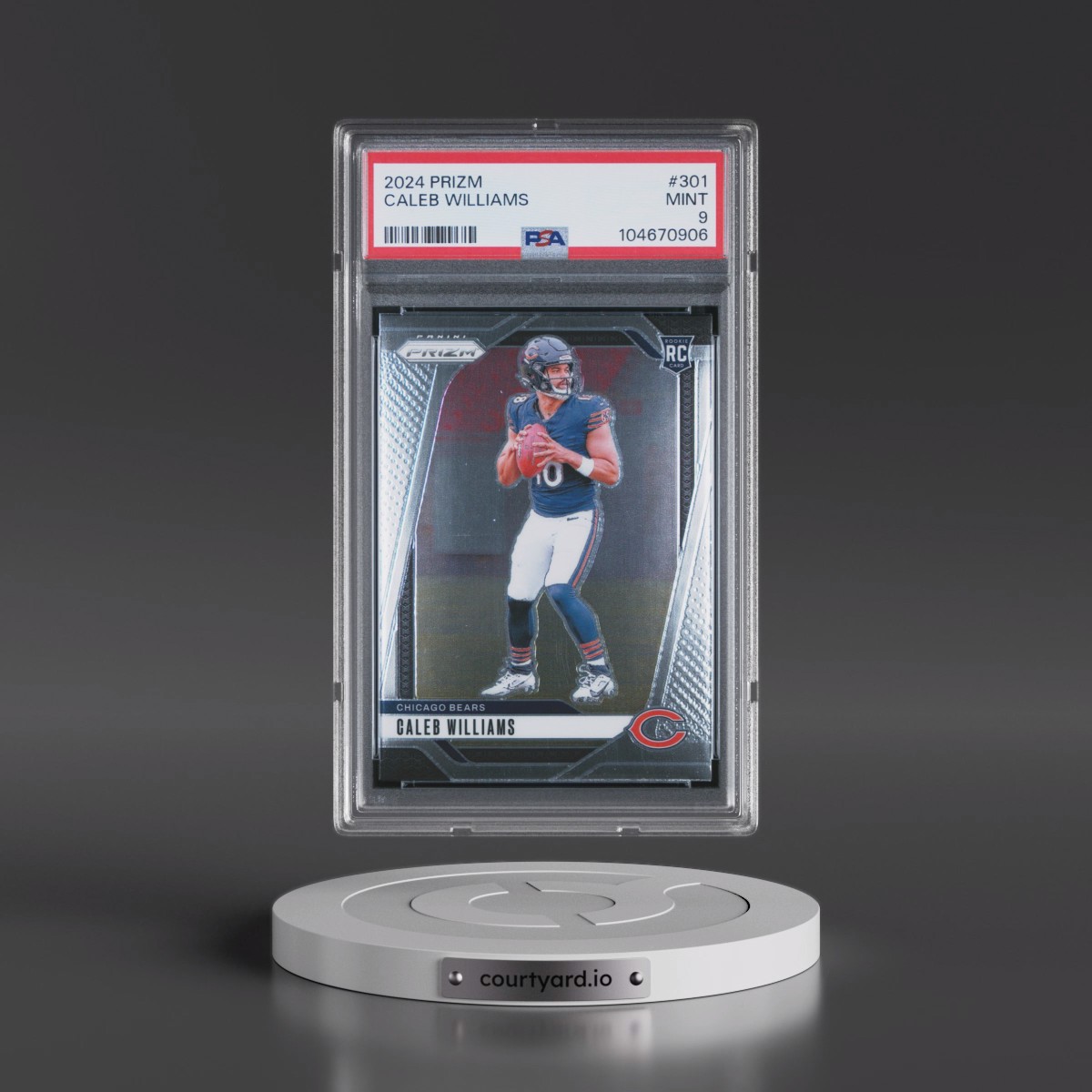 2024 Panini Prizm #301 Caleb Williams (PSA 9 MINT)
