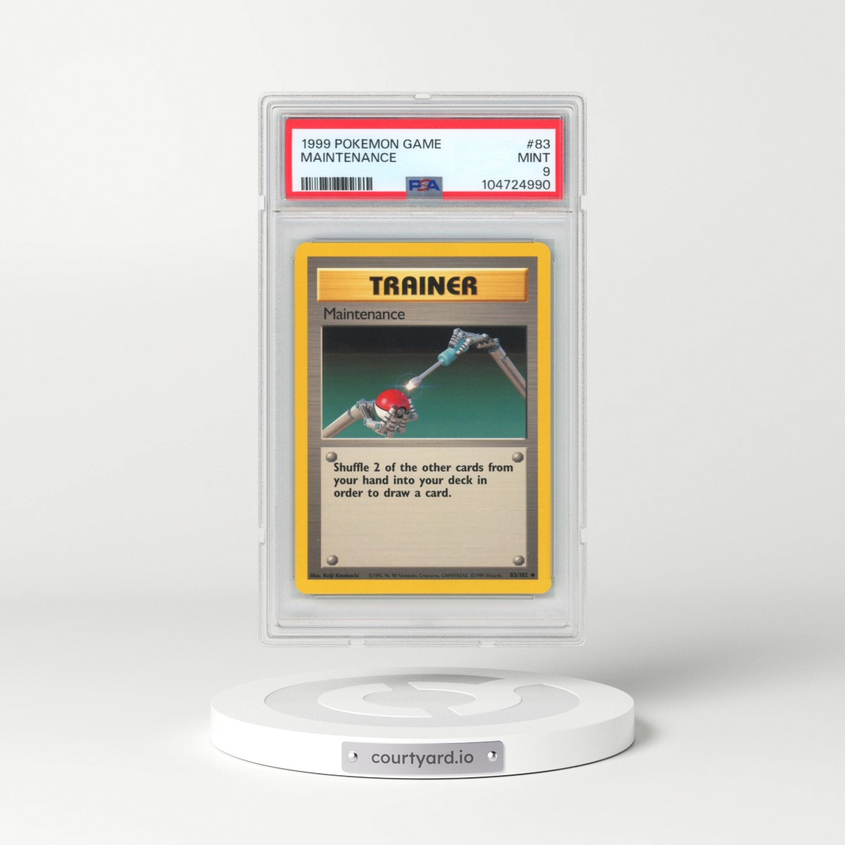 1999 Pokémon Game #83 Maintenance (PSA 9 MINT)