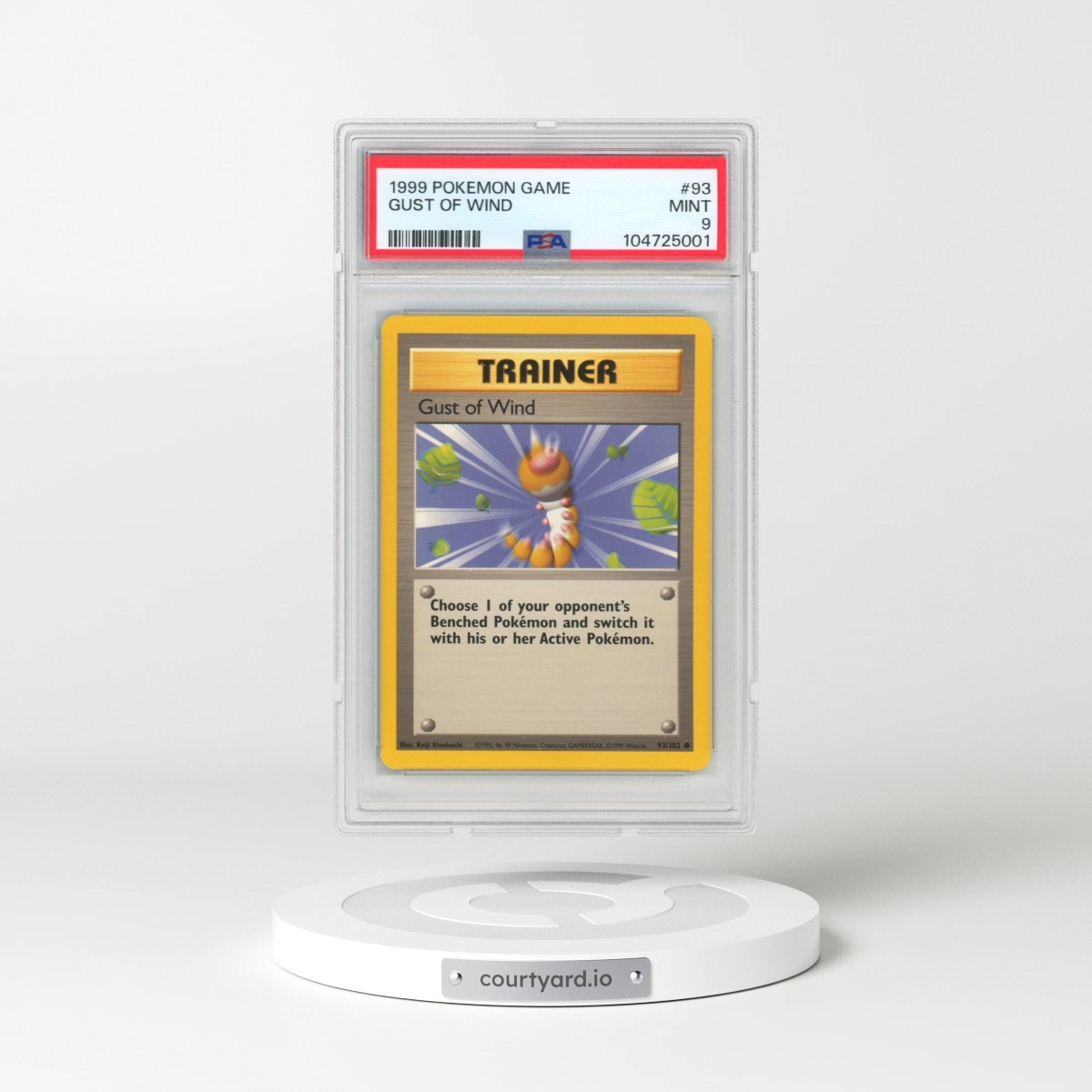 1999 Pokémon Game #93 Gust of Wind (PSA 9 MINT)