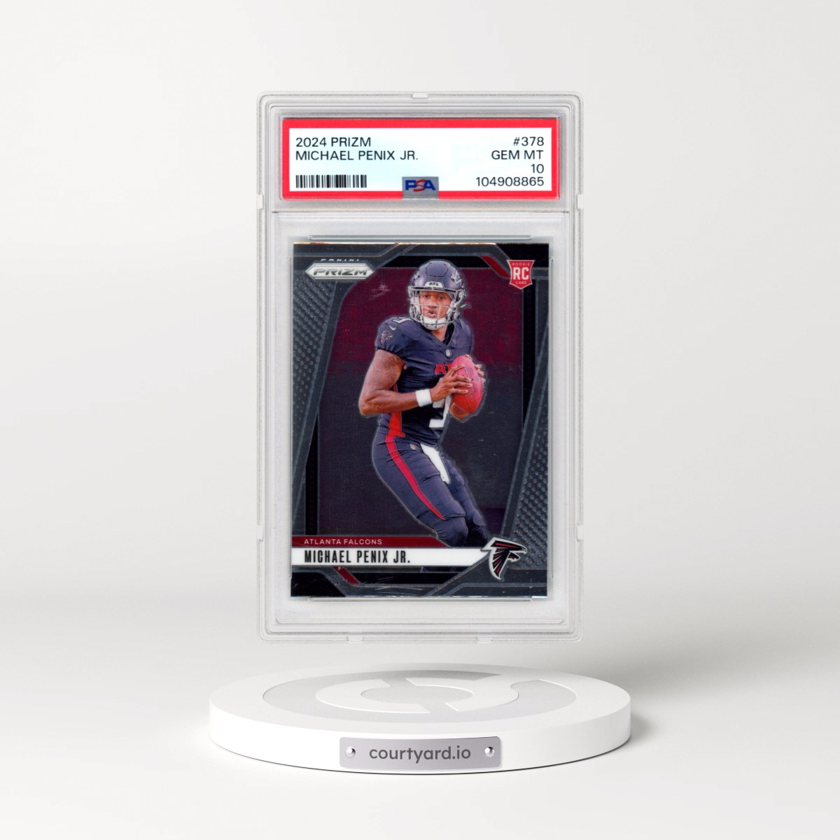 2024 Panini Prizm #378 Michael Penix Jr. (PSA 10 GEM MINT)