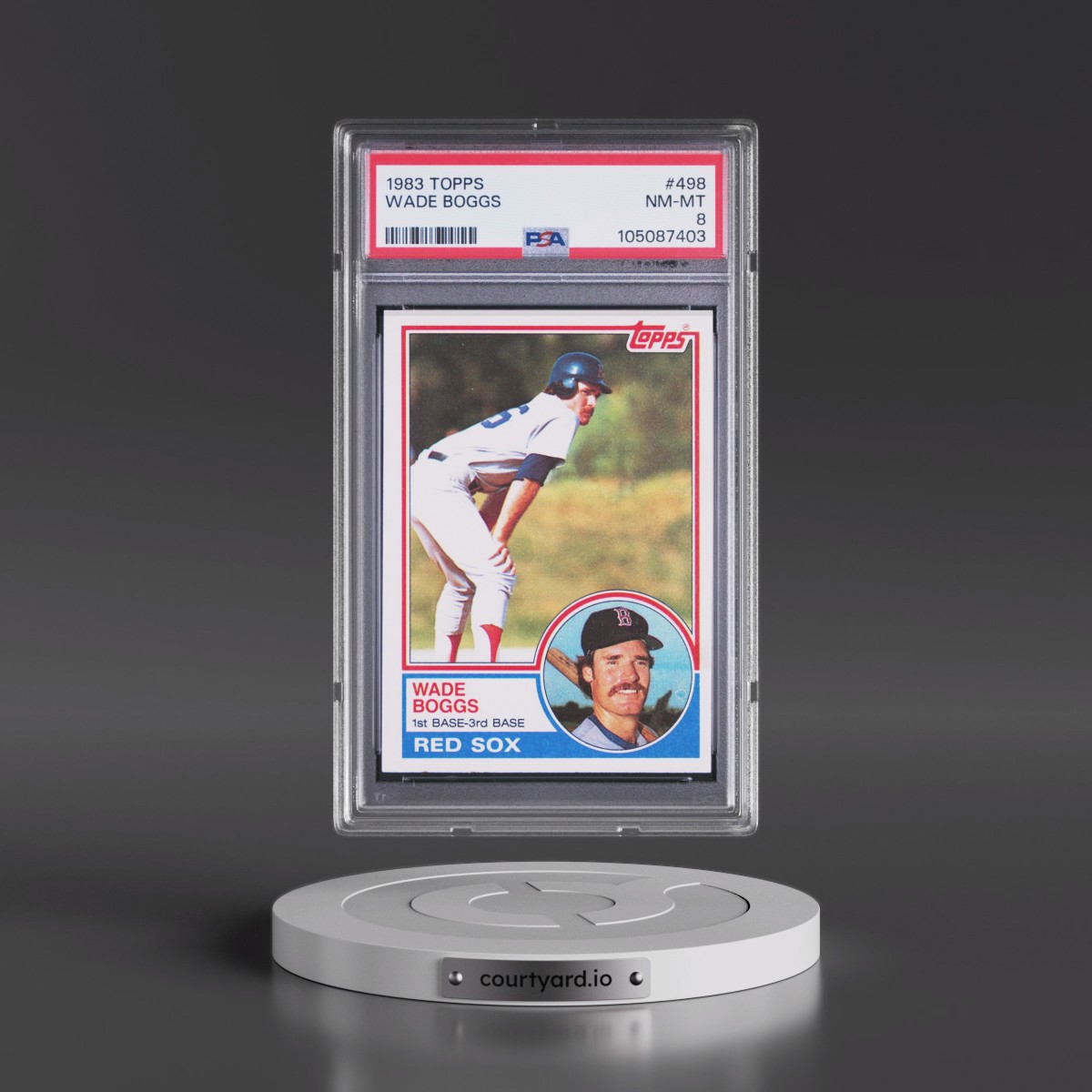 1983 Topps #498 Wade Boggs (PSA 8 NM-MT)