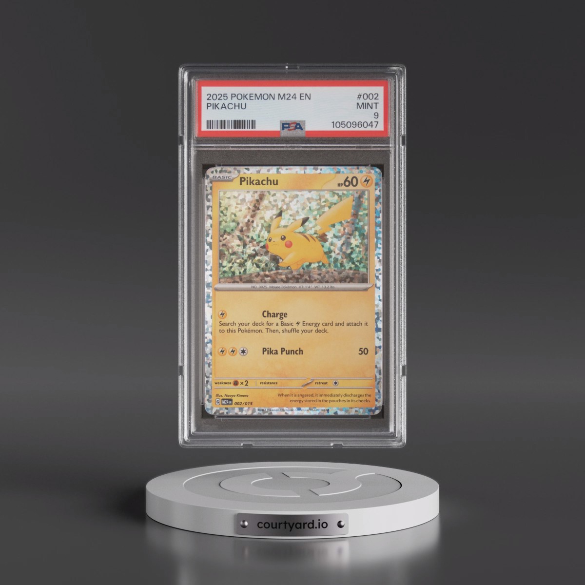 2025 Pokémon M24 EN-Mcdonald's Collection #002 Pikachu (PSA 9 MINT)