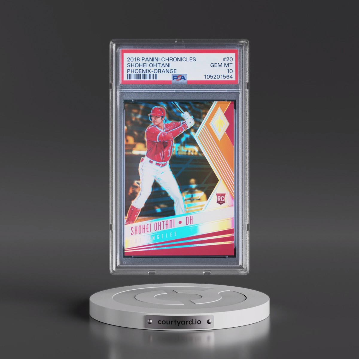 2018 Panini Chronicles Phoenix #20 Shohei Ohtani - Orange (PSA 10 GEM MINT)