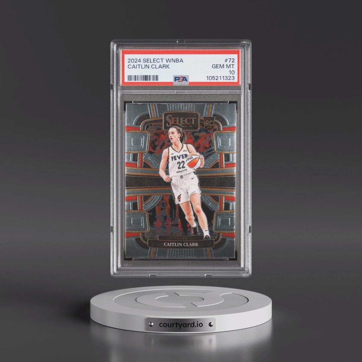 2024 Panini Select WNBA #72 Caitlin Clark (PSA 10 GEM MINT)