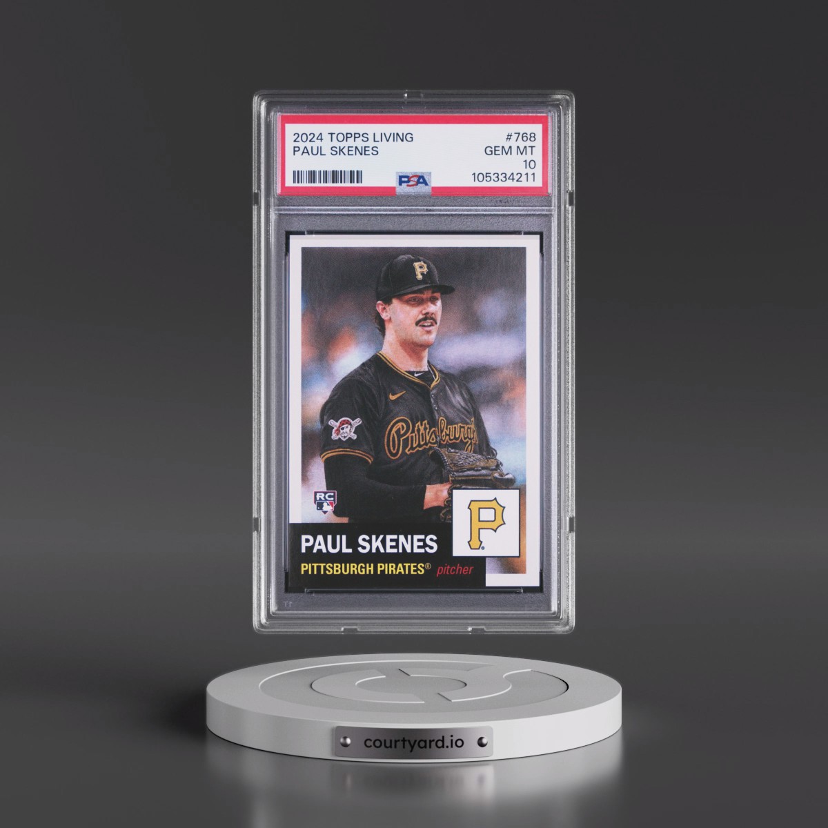 2024 Topps Living #768 Paul Skenes (PSA 10 GEM MINT)