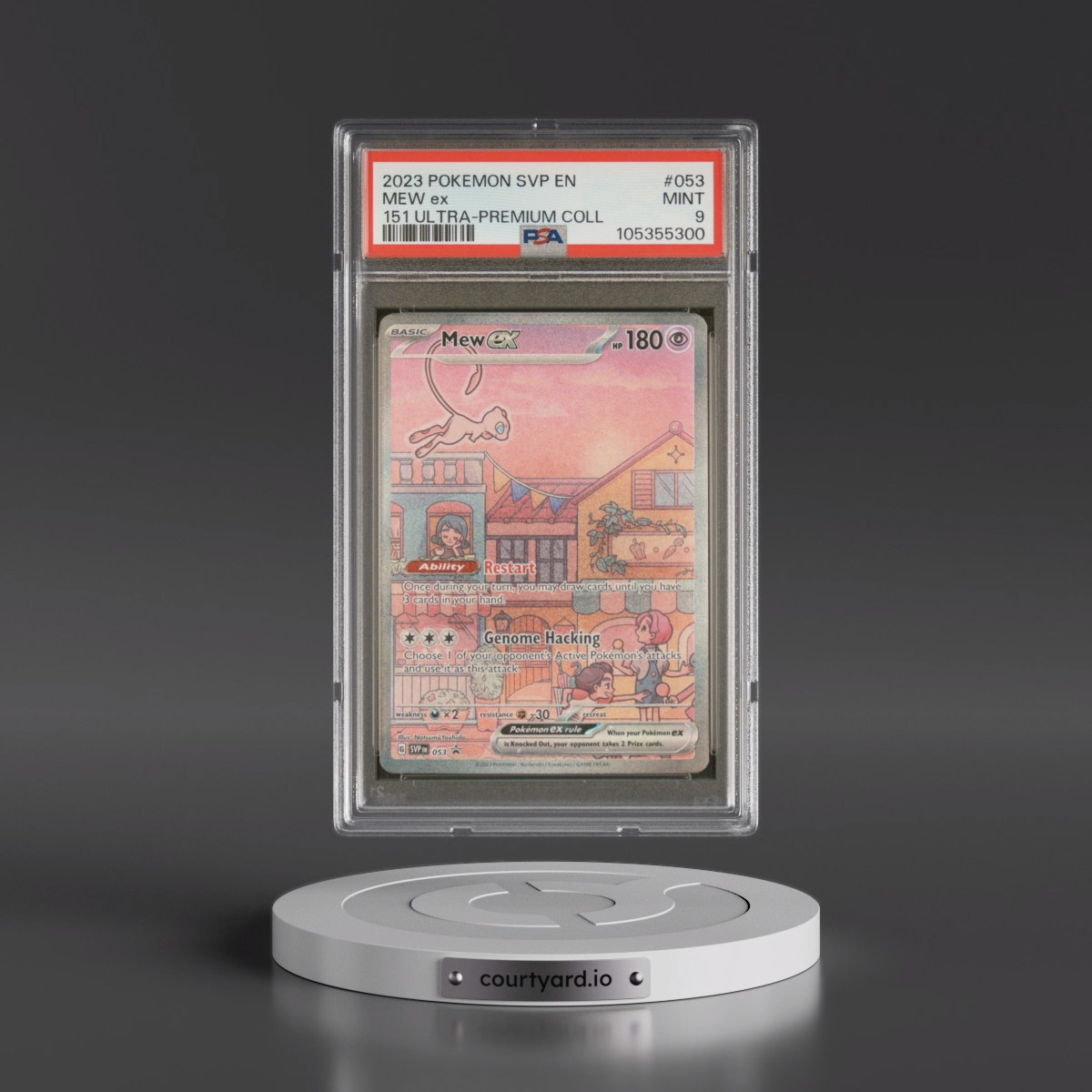 2023 Pokémon Svp EN-SV Black Star Promo #053 Mew EX - Holo 151 Ultra-Premium Collection (PSA 9 MINT)