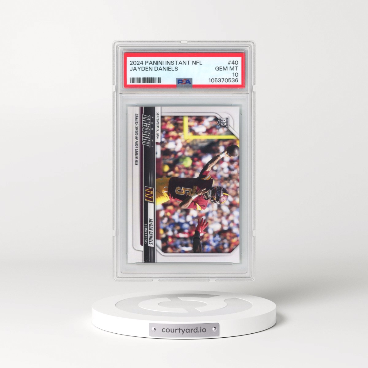 2024 Panini Instant NFL #40 Jayden Daniels (PSA 10 GEM MINT)
