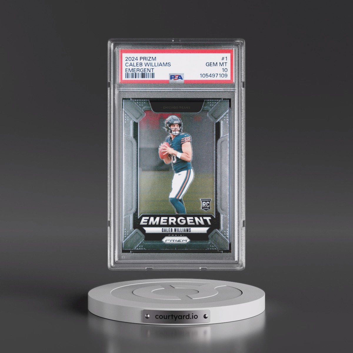 2024 Panini Prizm Emergent #1 Caleb Williams (PSA 10 GEM MINT)
