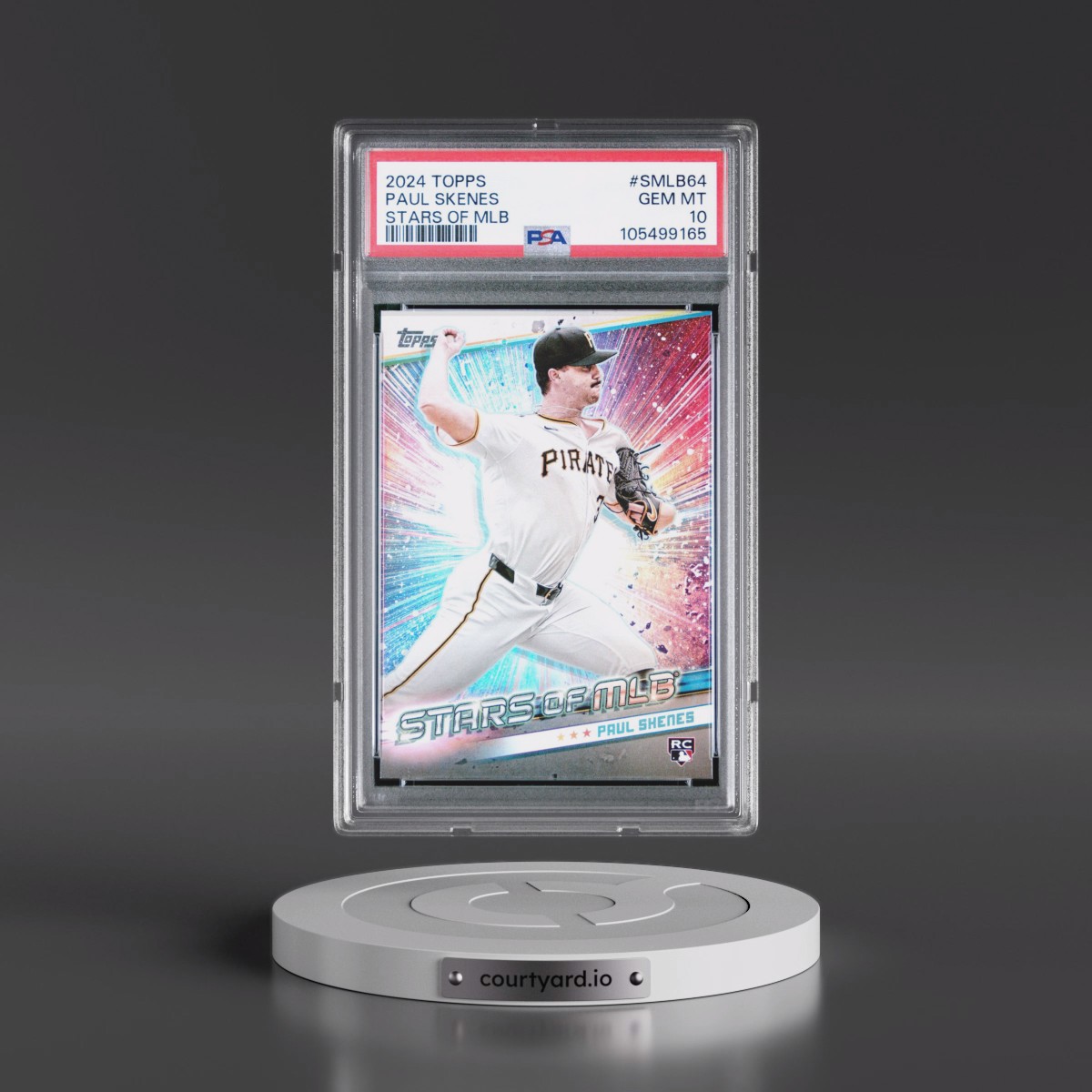 2024 Topps Stars of MLB #SMLB64 Paul Skenes - Update (PSA 10 GEM MINT)