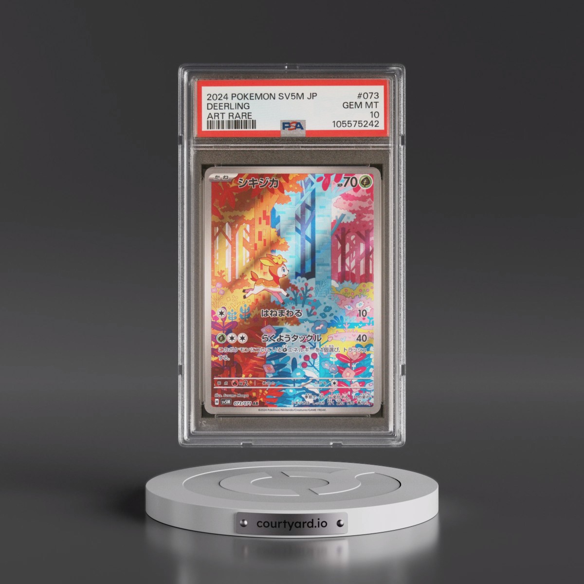 2024 Pokémon Sv5m-Cyber Judge #073 Deerling - Art Rare (PSA 10 GEM MINT)