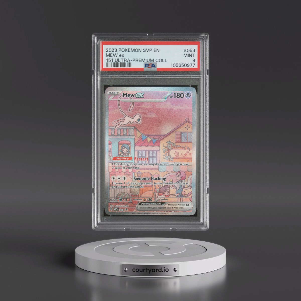 2023 Pokémon Svp EN-SV Black Star Promo #053 Mew EX - Holo 151 Ultra-Premium Collection (PSA 9 MINT)