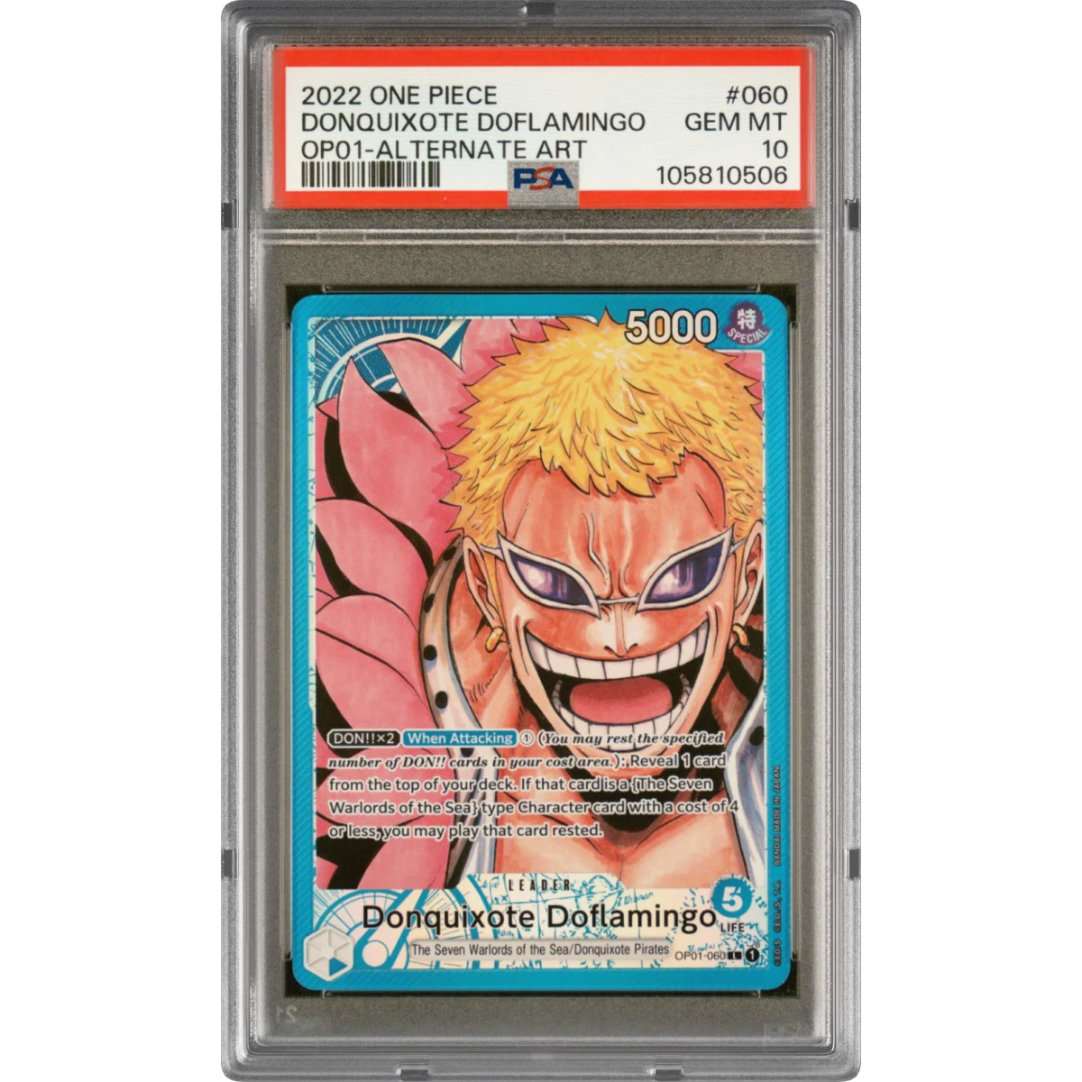 Donquixote Doflamingo card artwork