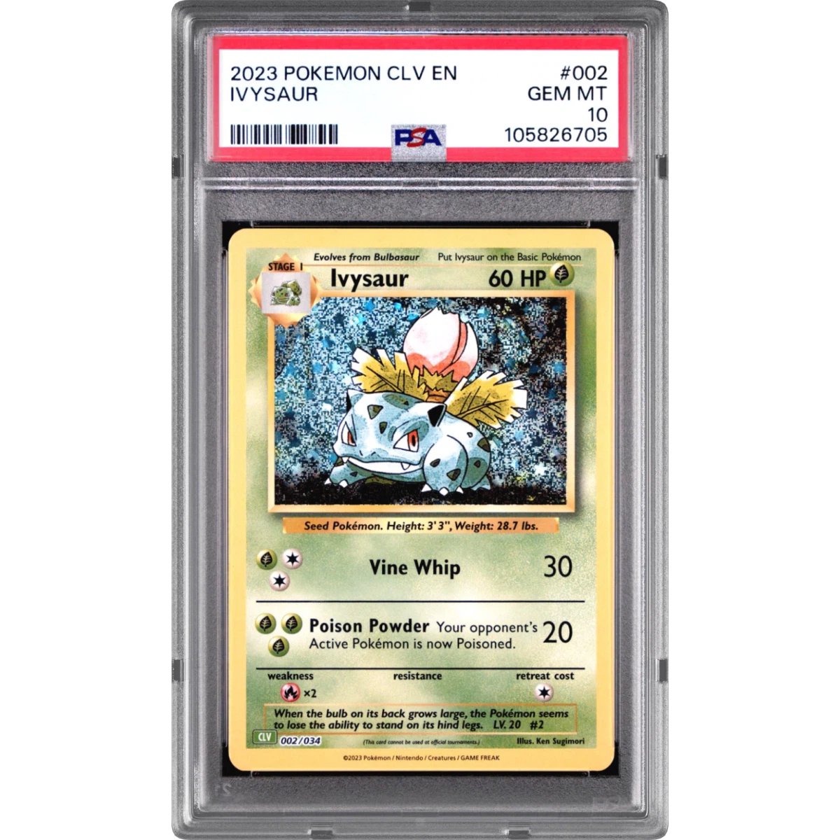 Pokémon Trading Game Classic Venusaur & Lugia Deck Ivysaur