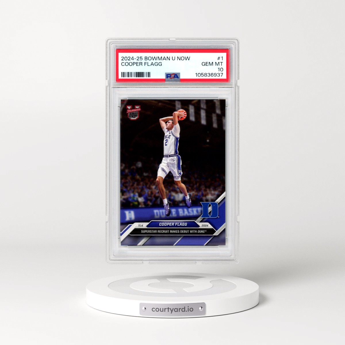 2024 Bowman U Now #1 Cooper Flagg (PSA 10 GEM MINT)