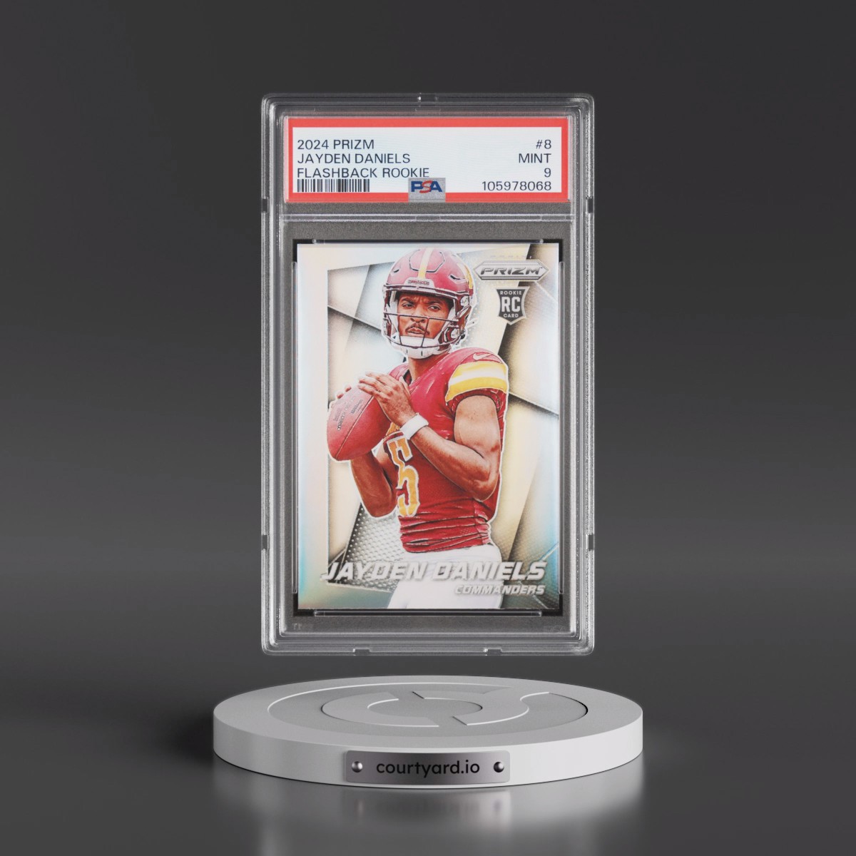 2024 Panini Prizm Prizm Flashback Rookie #8 Jayden Daniels (PSA 9 MINT)