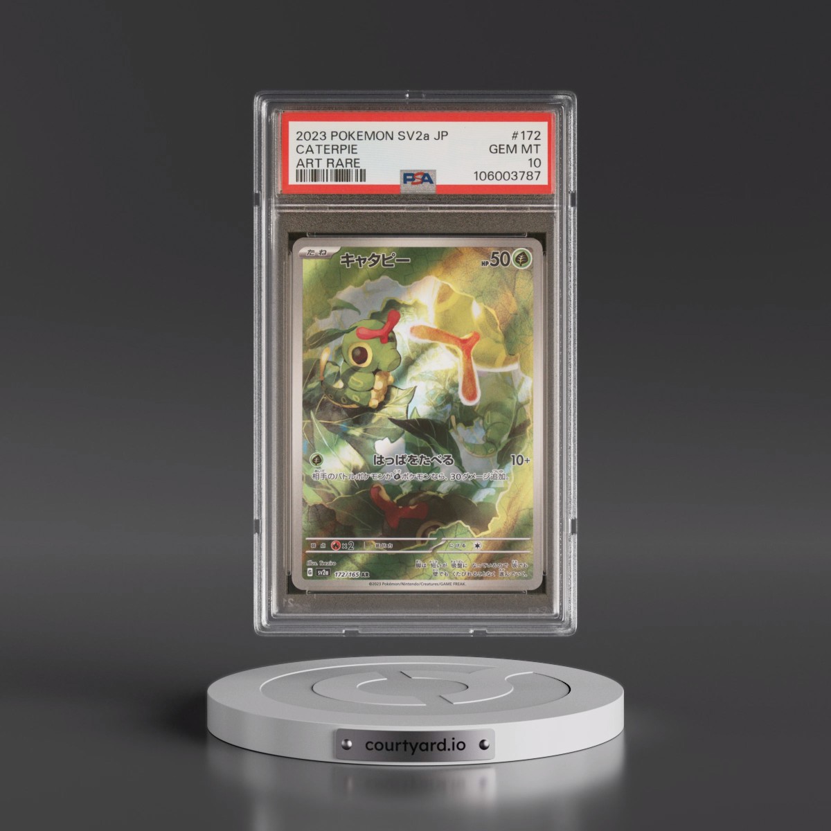 2023 Pokémon Sv2a-Pokémon Card 151 #172 Caterpie - Art Rare (PSA 10 GEM MINT)