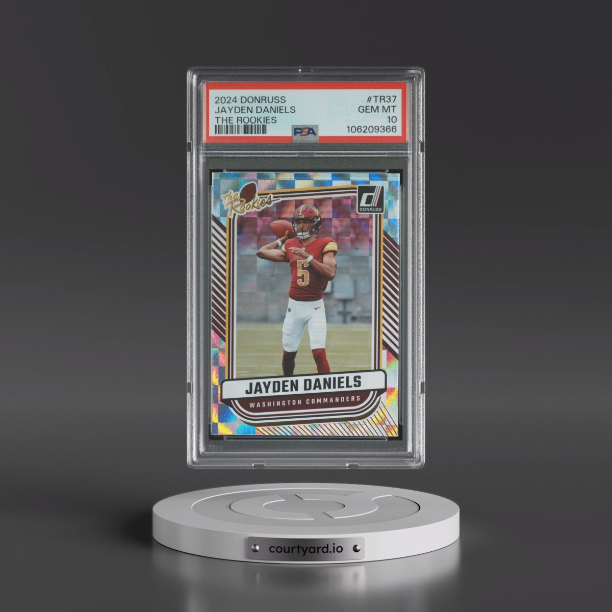 2024 Panini Donruss the Rookies #TR37 Jayden Daniels (PSA 10 GEM MINT)