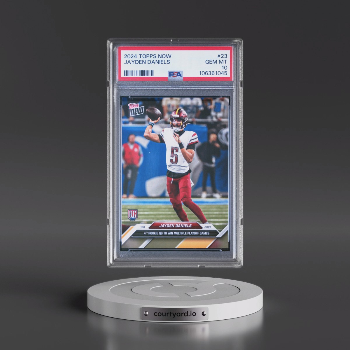 2024 Topps Now #23 Jayden Daniels (PSA 10 GEM MINT)