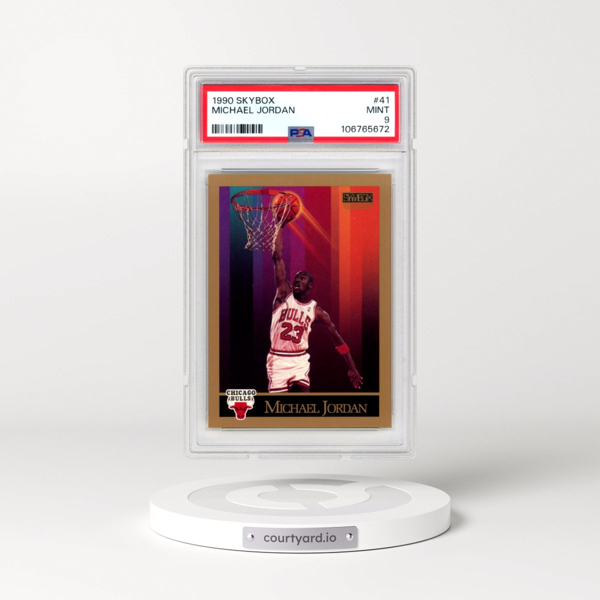 1990 Skybox #41 Michael Jordan (PSA 9 MINT)