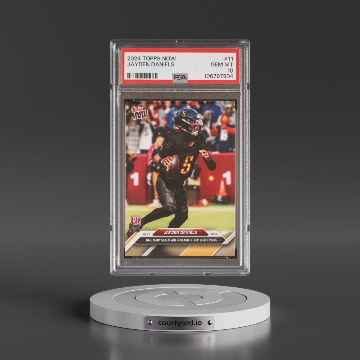 2024 Topps Now #11 Jayden Daniels (PSA 10 GEM MINT)