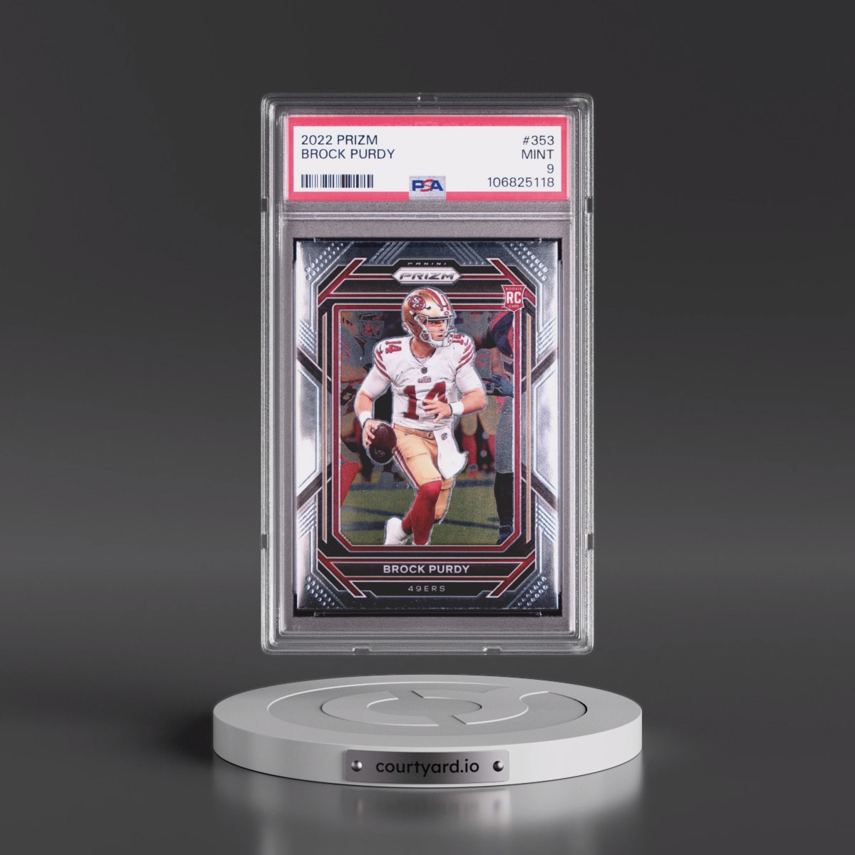 2022 Panini Prizm #353 Brock Purdy (PSA 9 MINT)