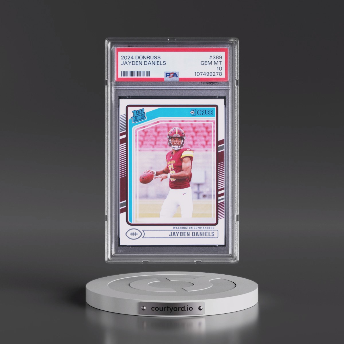 2024 Panini Donruss #389 Jayden Daniels (PSA 10 GEM MINT)