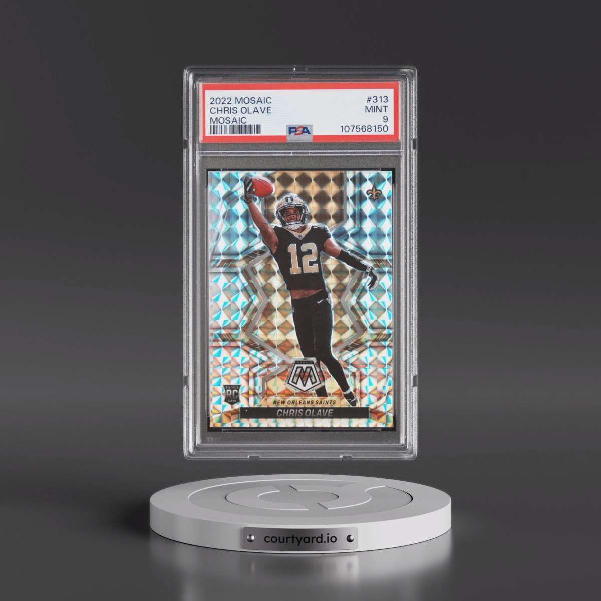 2022 Panini Mosaic Chris Olave - Mosaic #313 PSA 9