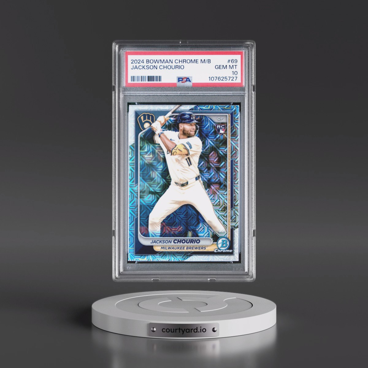 2024 Bowman Chrome Mega Box Jackson Chourio #69 PSA 10