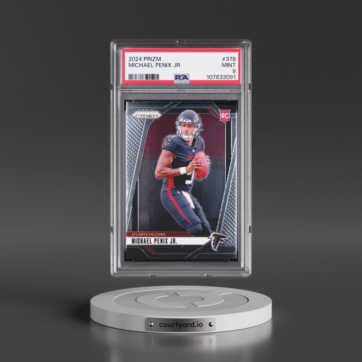2024 Panini Prizm #378 Michael Penix Jr. (PSA 9 MINT)