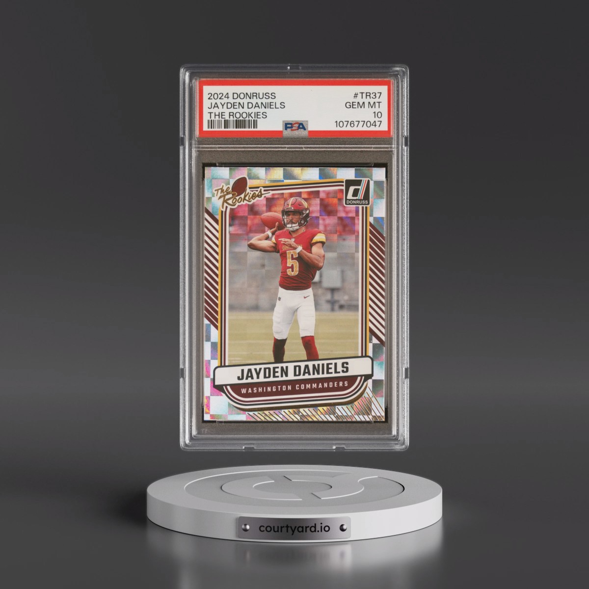 2024 Panini Donruss the Rookies #TR37 Jayden Daniels (PSA 10 GEM MINT)