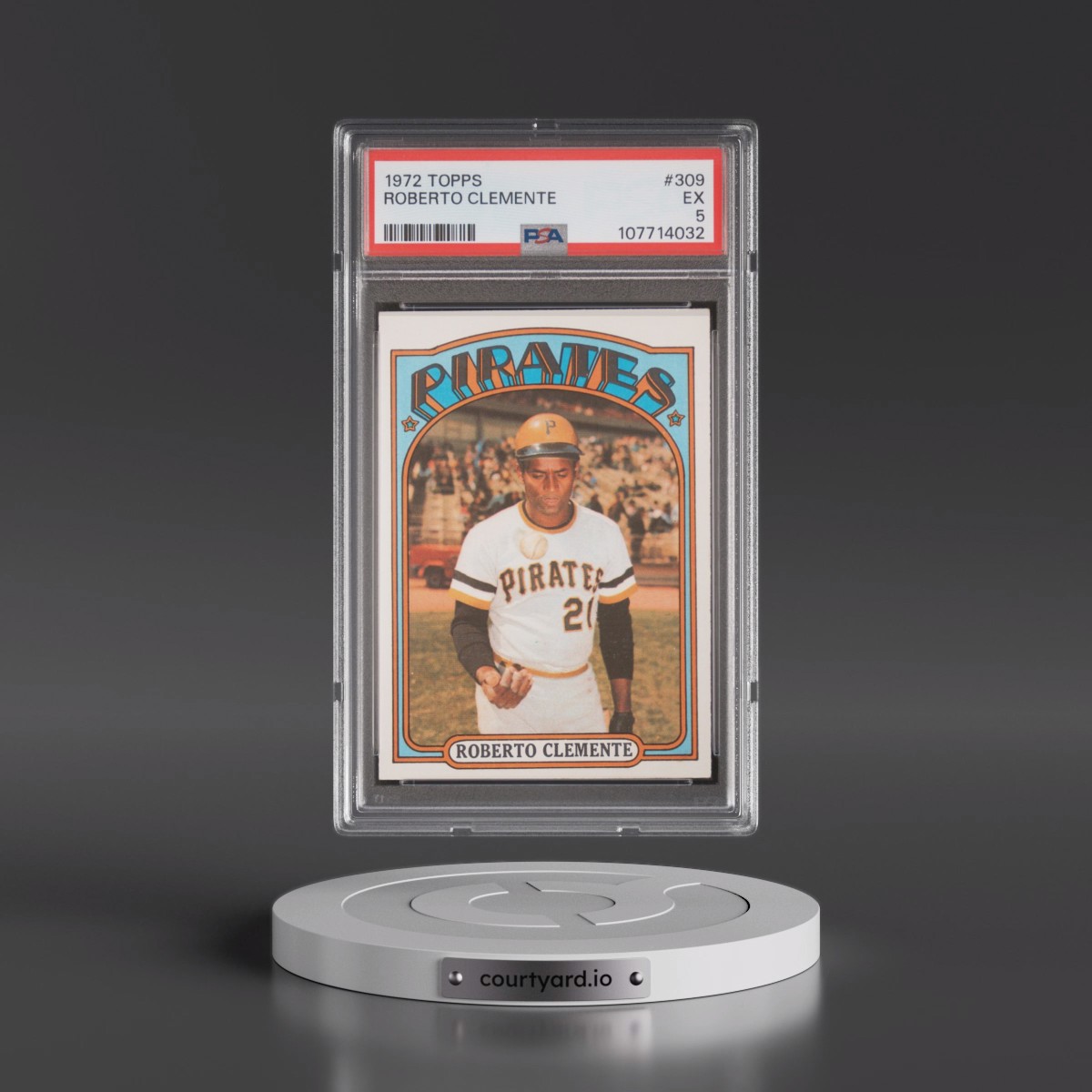 1972 Topps #309 Roberto Clemente (PSA 5 EX)