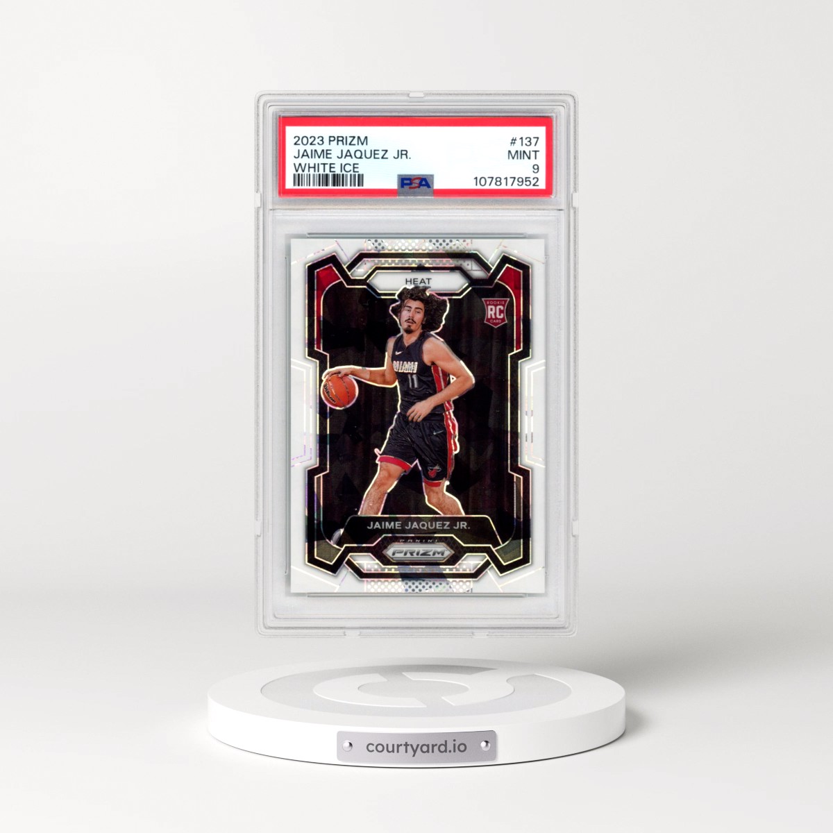 2023 Panini Prizm #137 Jaime Jaquez Jr. - White Ice (PSA 9 MINT)