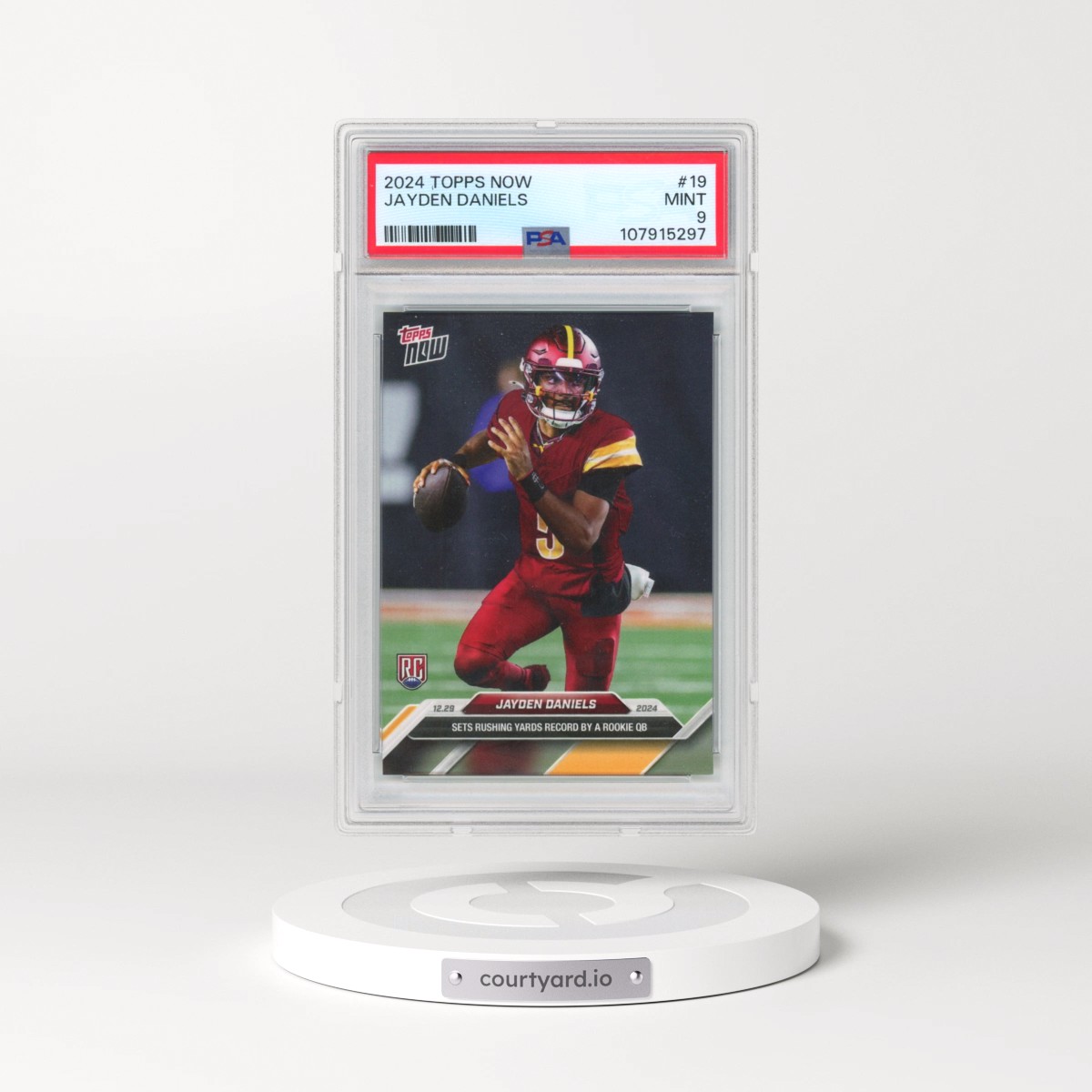 2024 Topps Now Jayden Daniels #19 PSA 9