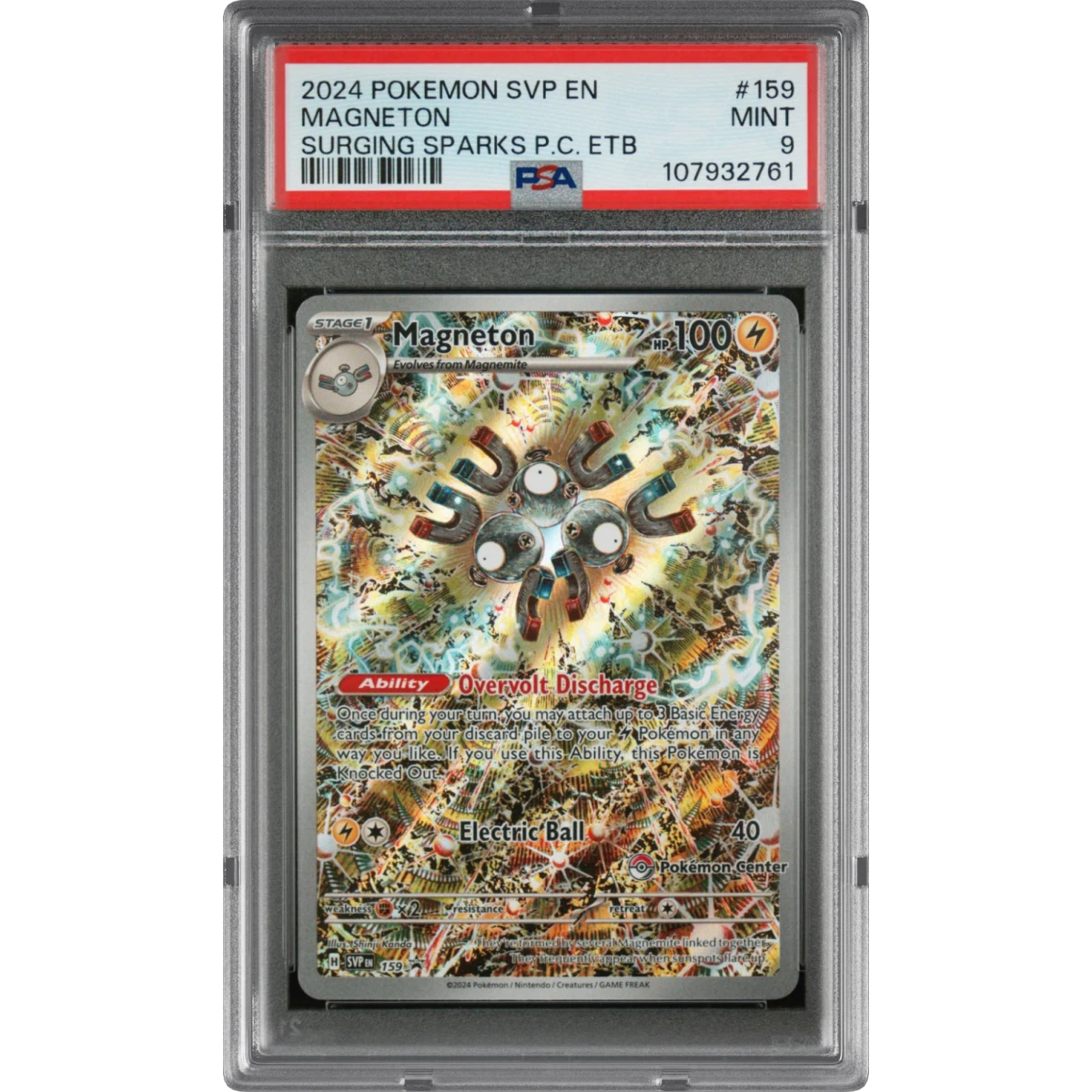 Pokémon Svp Magneton - Surging Sparks Center Elite