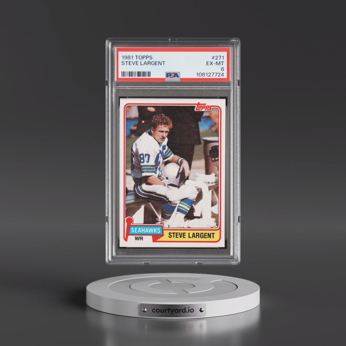 1981 Topps #271 Steve Largent (PSA 6 EX-MT)