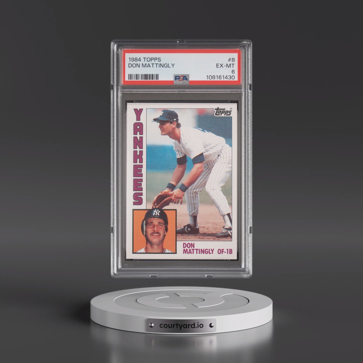 1984 Topps #8 Don Mattingly (PSA 6 EX-MT)