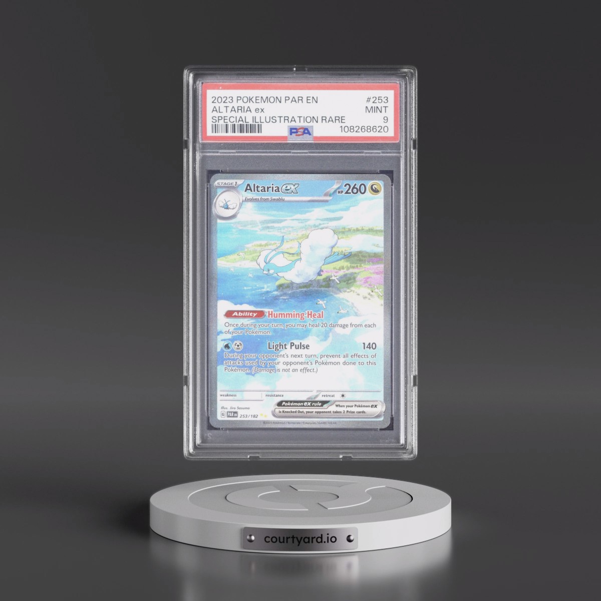 2023 Pokémon Par EN-Paradox Rift #253 Altaria EX - Holo Special Illustration Rare (PSA 9 MINT)