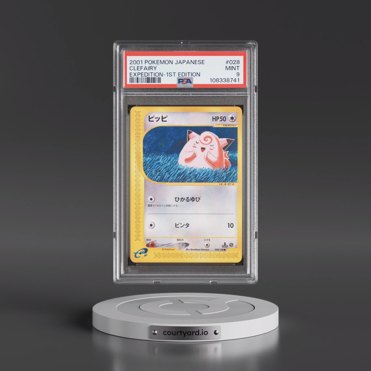 2001 Pokémon Expedition #028 Clefairy - 1st Edition (PSA 9 MINT)