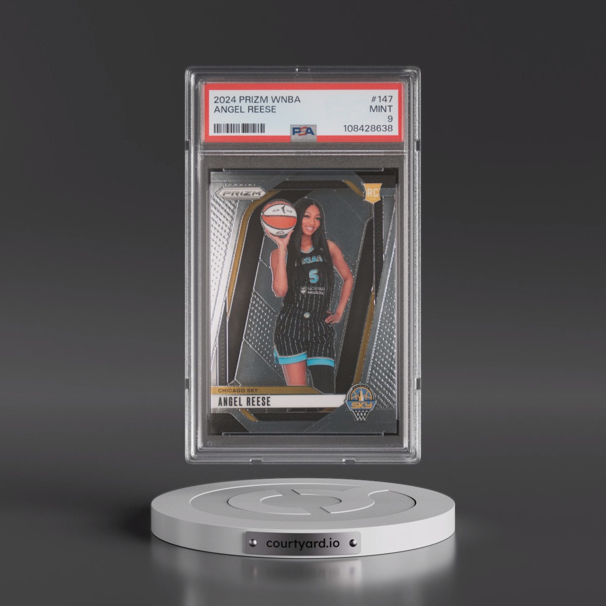 2024 Panini Prizm WNBA #147 Angel Reese (PSA 9 MINT)